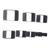 8pcs Leather Punch Cutter Mold High Carbon Steel Hollow Punch