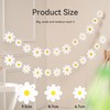 2 Pcs Fresh and Sweet Daisy Party Decorations Banner,Cute Spring
