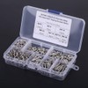 500PCS M3 Screws Assortment Kit,DIN Multi-Purpose Stainless Steel 304/ Carbon