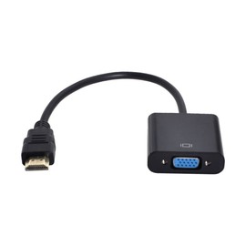 chenyang Adaptador HDMI a VGA, Adaptador de Cable convertidor de Monitor de Pantalla HDMI Macho a VGA Hembra