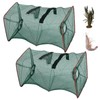 Bait Traps Fishing Nets, Foldable Nylon Fishing Supplies Tool for
