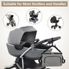 Vylyciy Pram Organiser, Universal Pram Bag, Pram Bag with Closure,