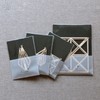 Kito Scandinavian Mobile Hinmei Wooden Ornament with Mounting Hooks, Square