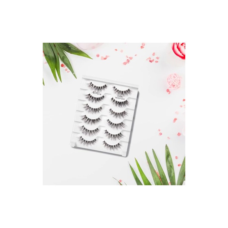 ARDELL Demi Wispies, Pestañas falsas, Paquete con 5 Pares