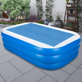Pool Protector Covers,Kiddie Pool Cover Rectangle | Dustproof Hot Tub Protective Lid for Outdoor Backyard Home Yard Use