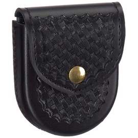 Safariland Duty Gear Brass Snap Flap Top Handcuff Case (Basketweave Black)