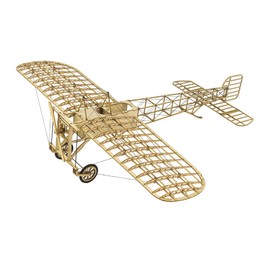 Balsa Wood airplane kits DIY Bleriot Wooden Models Aircraft, Laser Cut Balsa Wood Plane Kits to Build for Adults, Perfect 3D Wooden Puzzles Airplane Model Kit for Home Decor Collection Birthday