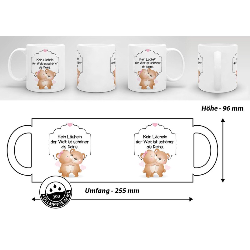 Cup Bear Thank Love
