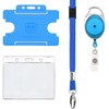 Retractable Lanyard and Badge Holder 4 Piece Pack by PCL