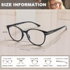 SKYOLUY 2 PCS Distinctive Progressive Multifocus Reading Glasses Women, Retro