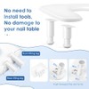 Manicure Arm Rest for Nails Tech: U-shaped Adjustable Nail Armrest