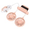 Monitor Fan 2 Heads 3 Speed Modes 6.6ft USB Cable
