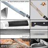 KESTEDGE 8-Inch Sourdough Bread Knife, Micro-Serrated for Bread Slicing