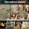 VEVOR Swivel Campfire Grill, Fire Pit Grill Grate over Fire