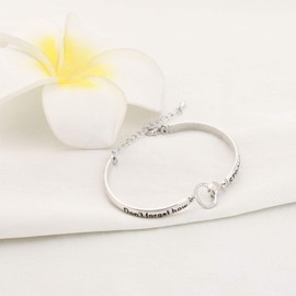 MYOSPARK Elephant Inspirational Bracelet Don't Forget How Strong You Are Lucky Elephant Motivational Gift For Graduate Friend Family (elephant don't ring bracelet S)