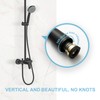OFFO Shower Hose, PVC Universal Smooth Shower Pipe with Shower
