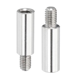 PATIKIL 2 Pcs M10x40+15mm Stainless Steel Standoff Extension Posts Screws,Metric Male Female Thread Adapters Spacer for PCB,Quadcopter Drone,Computer & Circuit Board Assortment Kit
