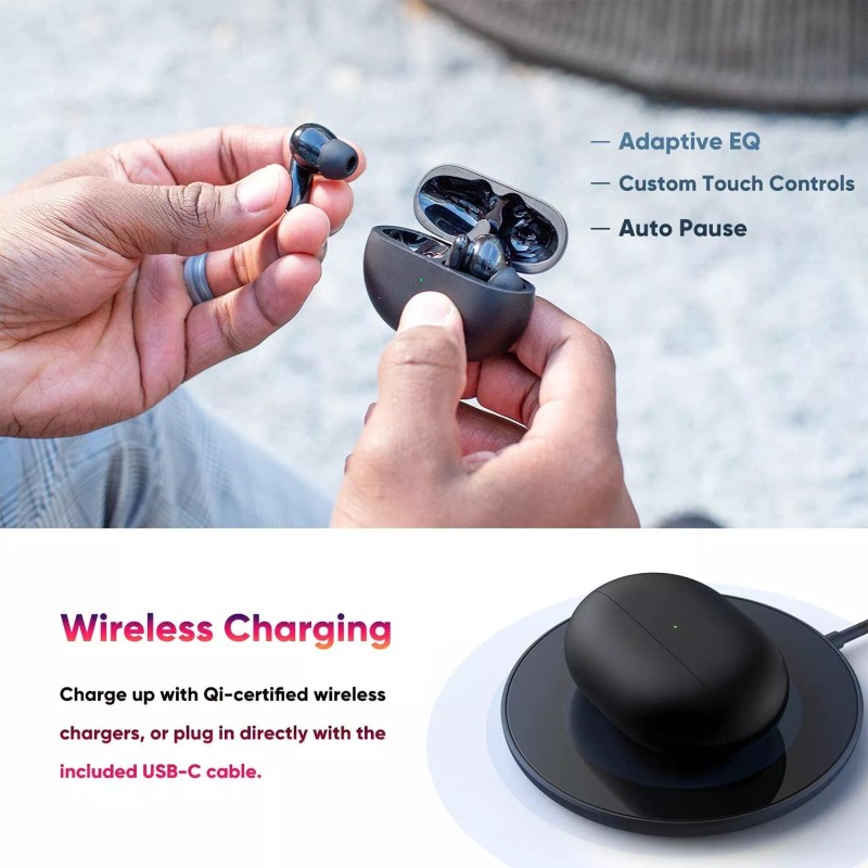 WYZE Earbuds Pro, 40 dB Active Noise Cancelling Wireless Earbuds,