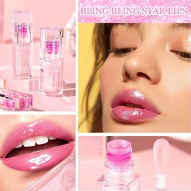 Aceite de Labios Mágico que Cambia de Color, Aceite de Labios de Conversión, Magic Color Changing Lip Oil, Conversion Color Changing Lip Oil, Brillo de Labios Hidratante Warm Change de Ddgoods (2pcs)