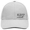 HUURAA Cappy Hat Allgäu in Love Unisex Cap Dark Grey/White