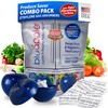 Bluapple Produce Saver Ethylene Gas Absorber 1 Year Combo Pack