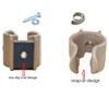 Walking Stick Holder/Crutch & Cane Surface Grip & Holder Device/for