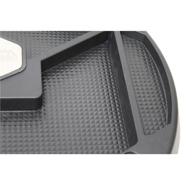 Mountain 1703 Automotive Rolling Tool Storage Holder/Tray Floor Creeper for Garages, Repair Shops, and DIY, 4 Compartments, Heavy Duty 360 Degree Swivel Castors, 30 lbs Capacity, Black