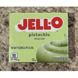 JELL-O 2 pack-JELL-O INSTANT PISTACHIO Pudding  3.4 oz -2 BOXES (exp 04/2025)