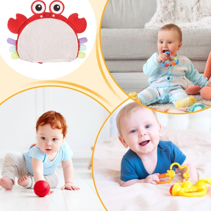 Tapete De Juego Para Bebés, Suave, Para Gatear, Con Patrones