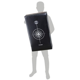 BAY® 75 cm Crossbow Huge Punch Pad Punch Pad Kickboxing Thai Boxing Muay Thai Black with Target Print