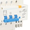 3P+N Miniature Circuit Breaker Ground Fault Leakage Overload Protection Switch