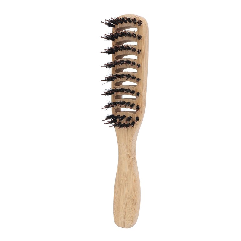 Men's Hair Brush, Bamboo Styling Comb with 9 Rows for