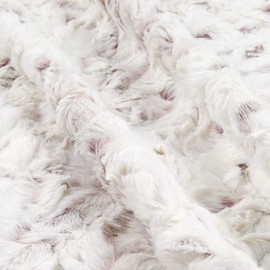 Shannon Minky Luxe Cuddle Snowy Owl Elderberry, Fabric by the Yard