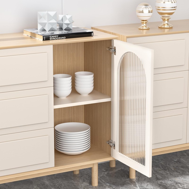 Chibery 10 Pack Full Overlay Cabinet Hinges, Face Frame &