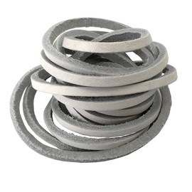 Easy2rich 1 PCS of 1/8" Rawhide Leather Shoelaces Shoe Boot Laces Shoestrings Cord (White, 160CM)