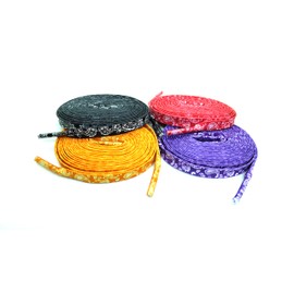 Arata Paisley2 Shoelace Purple 120cm