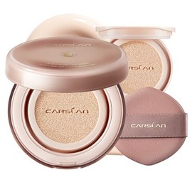 CARSLAN- Base de maquillaje en crema con cojín de aire humectante, ligera, cobertura total y luminosa, brillo modulable