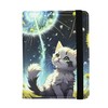 Cute Cat Passport Holder for Women and Men PU Leather