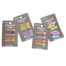 BIANHUAN Hair Clip, Baby Hair Pin, Kids, Kids' Bangs, Ribbon, Flowers, Sparkle, Simple, Hair Accessories, Cute, Bangs Clip, Hair Clip, 24-piece Set, Birthday Gift