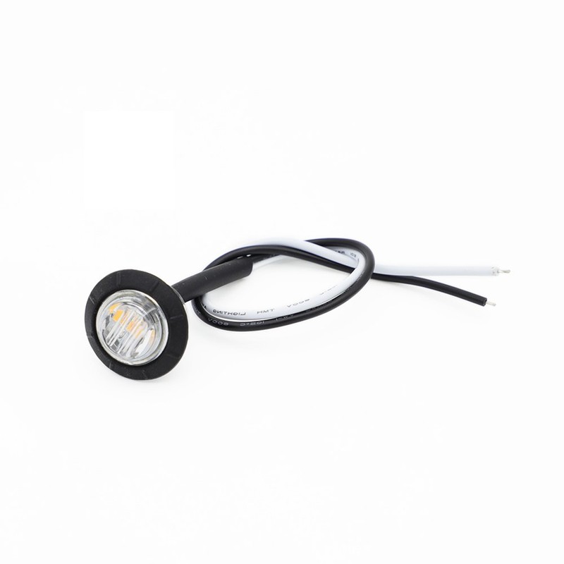 MADCATZ Meerkatt 3/4 Inch Mini Round White 3 LED Side