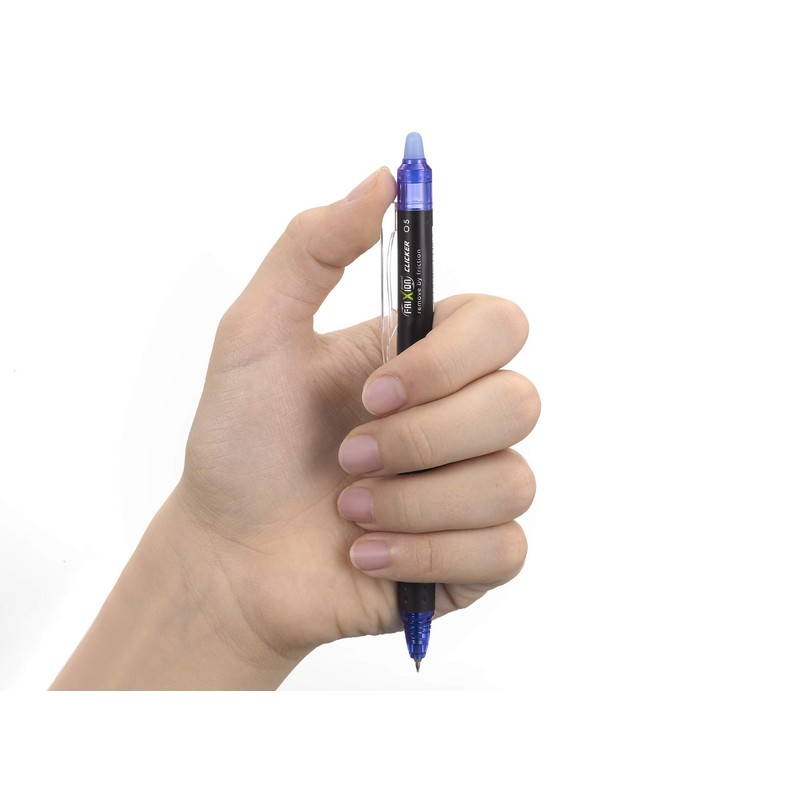 Pilot Set of 5 Frixion Point Clicker Rollerball Pens 0.5
