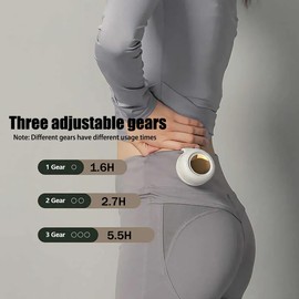 liucocotos Portable Silent Mini Bladeless Fan Clip On - 900mAh USB-C Rechargeable, 3 Speeds Hands-Free Neck Fan, Adjustable Wind Direction, Ultra-Quiet Personal Shirt Fan (Beige)