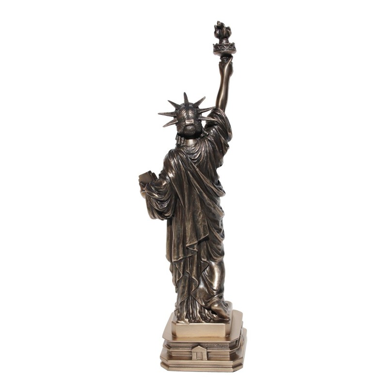 12.38 Inch The Statue of Liberty Cold Cast Bronze Sculpture