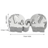 Baby Teeth Keepsake Box, First Tooth and Curls Elephant Shape