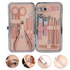 15pcs Manicure Stainless Steel Nail File Nail Clipper Ear Pick