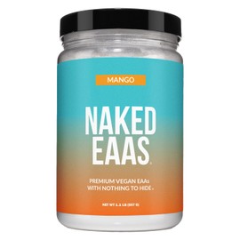 NAKED Mango EAAs Amino Acids Powder, Vegan Essential Amino Acids, Instantized All Natural EAA Powder Supplement 1.1LB - 26 Servings