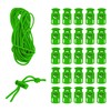 Mandala Crafts Green Shock Cord & Plastic Cord Locks for