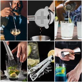 Cocktail Set, Cocktail Shaker Set (3 Piece)