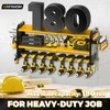 KAFAHOM Power Tool Organizer，Large 8 Drill Holder Wall Mount ，Heavy