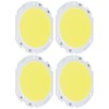 4PCS 75mm Round COB Lamp Bead High Power LED Chip